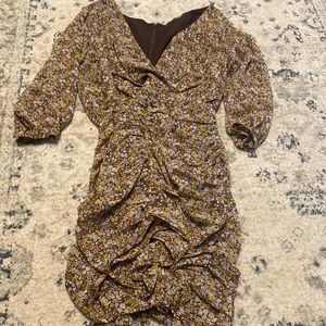 Long sleeve mini dress